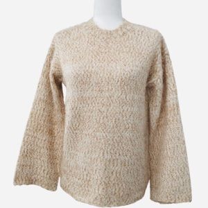 ⭐️MISS ME⭐️Sweater Metallic Thread Knit Long Sleeve Crewneck Top Shirt Women’s M